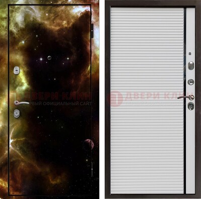 Стальная дверь с фотопечатью космоса ДФ-14 во Владимире