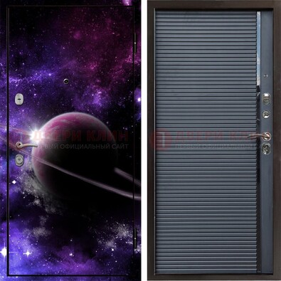 Металлическая дверь с фотопечатью Сатурна ДФ-20 во Владимире