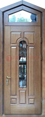 Железная дверь Винорит с фрамугой для частного дома ДФГ-34 во Владимире