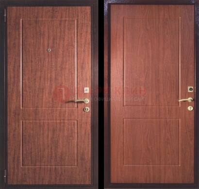 Фрезированная металлическая дверь с МДФ ДМ-182 в Балашихе