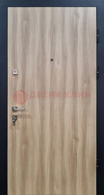 Светлая металлическая дверь с МДФ ДМ-340 во Владимире