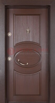 Железная дверь с массивом дуба в стиле классика ДМД-55 в Балашихе