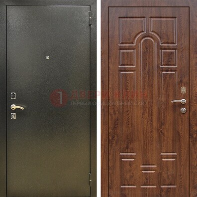 Металлическая дверь Темное серебро с порошковым покрытием и МДФ ДП-271 во Владимире