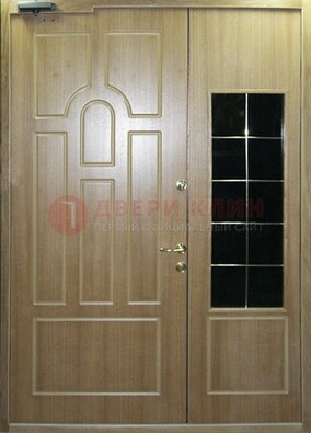 Входная дверь Дверь со вставками из черного стекла ДПР-42 во Владимире