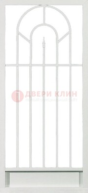 Стальная решетчатая дверь в белом цвете с пикой ДР-11 во Владимире