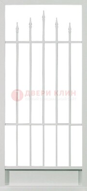 Светлая стальная решетчатая дверь с пиками ДР-21 во Владимире