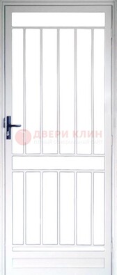 Железная решетчатая дверь белая ДР-32 во Владимире
