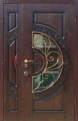 Полуторная железная дверь Винорит в классическом стиле ДСК-272 во Владимире