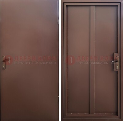 Техническая дверь с порошковым покрытием медный антик с двух сторон ДП-253 во Владимире