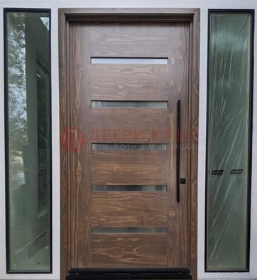 Железная дверь с виноритом и фрамугами ДВТ-189 во Владимире