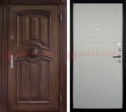 Темная входная дверь с виноритом ДВТ-216 во Владимире