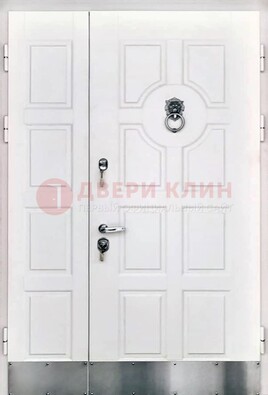 Белая входная дверь с виноритом ДВТ-246 во Владимире