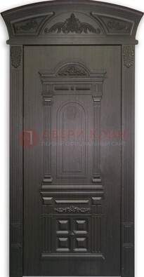 Черная стальная дверь с виноритом ДВТ-31 во Владимире