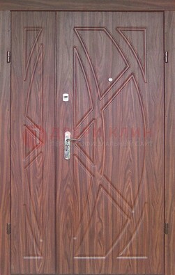 Железная тамбурная полуторная дверь с МДФ ПЛ-7 во Владимире